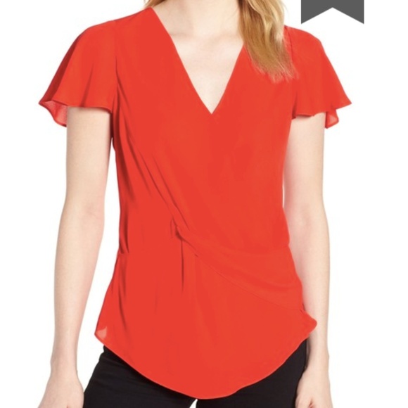 Trouve Tops - trouve | knot front blouse